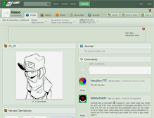 Tablet Screenshot of masso.deviantart.com