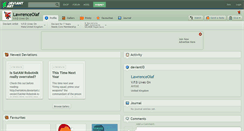 Desktop Screenshot of lawrenceolaf.deviantart.com