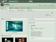 Tablet Screenshot of mcslither.deviantart.com