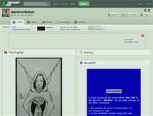 Tablet Screenshot of dasistverboten.deviantart.com