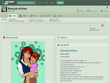 Tablet Screenshot of bisexual-artisian.deviantart.com