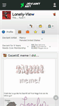 Mobile Screenshot of lonely-view.deviantart.com
