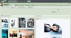 Desktop Screenshot of clemcrea.deviantart.com