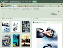 Tablet Screenshot of clemcrea.deviantart.com