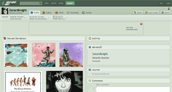 Desktop Screenshot of gerardknight.deviantart.com