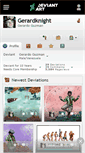 Mobile Screenshot of gerardknight.deviantart.com
