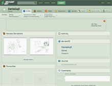 Tablet Screenshot of danialaqil.deviantart.com