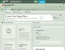 Tablet Screenshot of animegrl7979.deviantart.com
