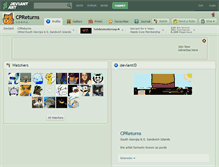 Tablet Screenshot of cpreturns.deviantart.com