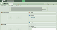 Desktop Screenshot of hiyayayaplz.deviantart.com