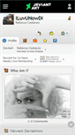 Mobile Screenshot of iluvunowdi.deviantart.com