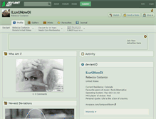 Tablet Screenshot of iluvunowdi.deviantart.com