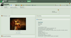 Desktop Screenshot of desollado.deviantart.com