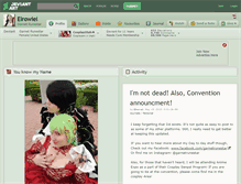 Tablet Screenshot of elrowiel.deviantart.com
