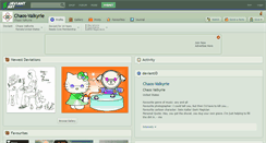 Desktop Screenshot of chaos-valkyrie.deviantart.com