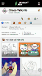 Mobile Screenshot of chaos-valkyrie.deviantart.com