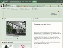 Tablet Screenshot of mdosch.deviantart.com