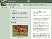 Tablet Screenshot of da-irishsporthorse.deviantart.com