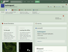 Tablet Screenshot of bastionguard.deviantart.com