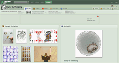 Desktop Screenshot of immy-is-thinking.deviantart.com