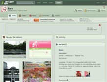 Tablet Screenshot of bura.deviantart.com