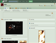 Tablet Screenshot of kohr.deviantart.com