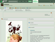 Tablet Screenshot of mozzzca.deviantart.com