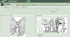 Desktop Screenshot of descendant.deviantart.com