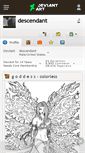 Mobile Screenshot of descendant.deviantart.com