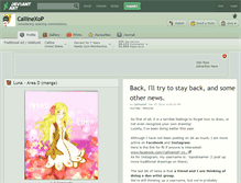 Tablet Screenshot of callinexop.deviantart.com