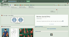 Desktop Screenshot of dude-21.deviantart.com