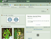 Tablet Screenshot of dude-21.deviantart.com