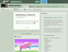 Tablet Screenshot of caballinusartists.deviantart.com