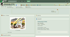 Desktop Screenshot of maneatingclothes.deviantart.com