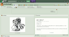 Desktop Screenshot of mimithefangirl1.deviantart.com