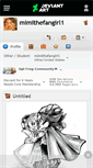 Mobile Screenshot of mimithefangirl1.deviantart.com