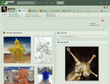 Tablet Screenshot of guiron.deviantart.com