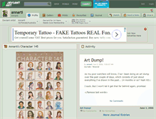 Tablet Screenshot of annarti.deviantart.com