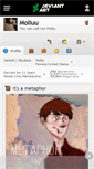 Mobile Screenshot of molluu.deviantart.com