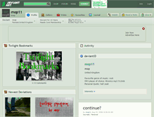 Tablet Screenshot of mop11.deviantart.com