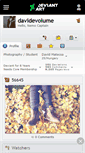 Mobile Screenshot of davidevolume.deviantart.com