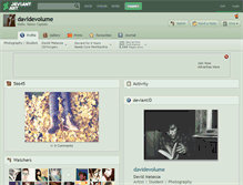 Tablet Screenshot of davidevolume.deviantart.com