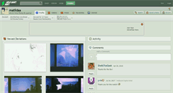 Desktop Screenshot of matildaa.deviantart.com