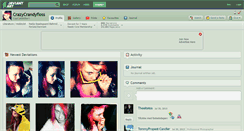 Desktop Screenshot of crazycrandyfloss.deviantart.com