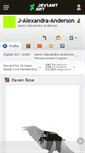Mobile Screenshot of j-alexandra-anderson.deviantart.com