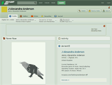 Tablet Screenshot of j-alexandra-anderson.deviantart.com