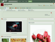 Tablet Screenshot of galb-alshmal.deviantart.com