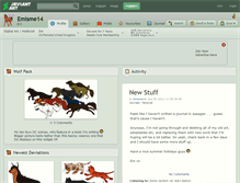 Tablet Screenshot of emisme14.deviantart.com