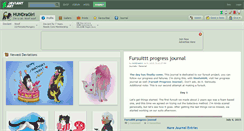 Desktop Screenshot of hundragirl.deviantart.com