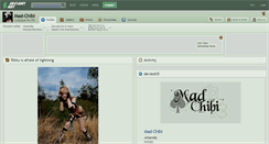 Desktop Screenshot of mad-chibi.deviantart.com